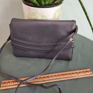 Elegant Black Leather Clutch